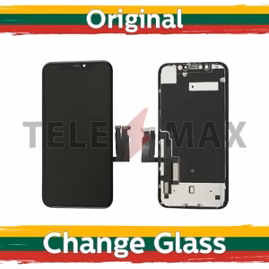 LCD Display Compatible With iPhone XR Black (C3F / LG) Original (Telemax Renewed)