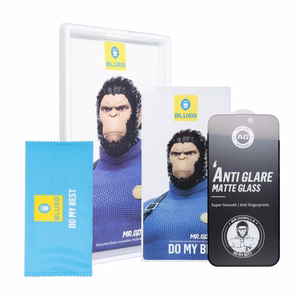 LCD apsauginis stikliukas 5D Mr. Monkey Glass (Strong Matte) Apple iPhone 18 Pro juodas