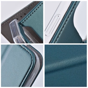 Atverčiamas dėklas Samsung A27 Smart Magneto, tamsiai žalias