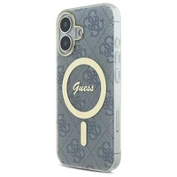 Guess IML 4G MagSafe iPhone 16 dėklas - mėlynas