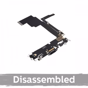 Įkrovimo jungtis suderinama su iPhone 15 Pro Max su Flex / Baltas titanas / (100% originali / išardyta)