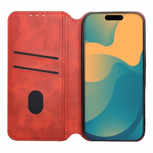 Atverčiamas dėklas Xiaomi Redmi A7 PRO Cubic Book, raudonas