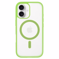 Liavec minkštas dėklas skirtas Iphone 17 žalias