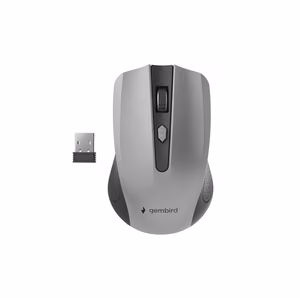 Gembird USB belaidė optinė pelė juoda/pilka MUSW-4B-04-BG