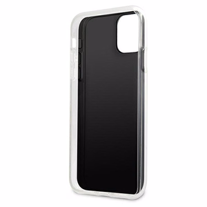 BMW Signature spausdintas logotipas dėklas iPhone 11 Pro Max - juodas