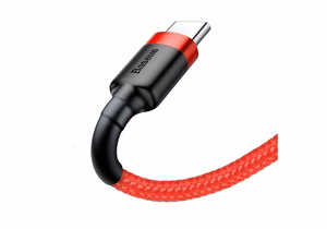 Baseus Cafule USB kabelis USB 2.0 0,5 m USB A USB C Raudona
