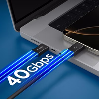 "Spigen Essential EB24012CC USB-C / USB-C 240W 120 cm ilgio kabelis - juodas