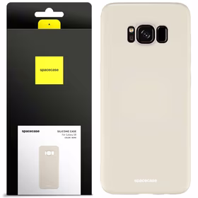 Spacecase silikoninis dėklas Galaxy S8 kaulo spalvos