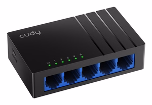 Cudy GS105D tinklo komutatorius Gigabit Ethernet (10/100/1000) juodas