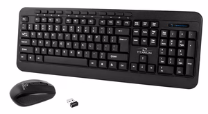 TITANUM TK109 belaidis rinkinys – USB klaviatūra + pelė juoda