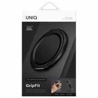 Uniq Gripfit 360 magnetinis laikiklis ir atrama - juodas / vidurnakčio juodas