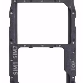 SIM kortelės laikiklis Samsung A225 A22 4G 2021 Black originalus (service pack)