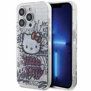 Hello Kitty IML Kitty On Bricks Graffiti чехол для iPhone 15 Pro Max - белый