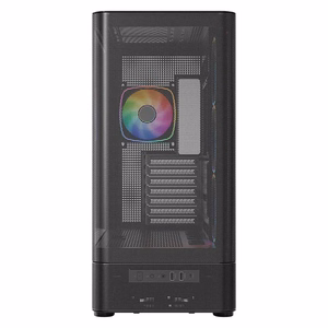 MODECOM kompiuterio korpusas Volcano AQ400 ARGB Midi Juoda