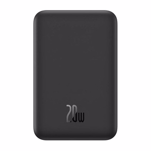 Magnetinis mini maitinimo blokas "Baseus" 5000 mAh, USB-C 20W (juodas)