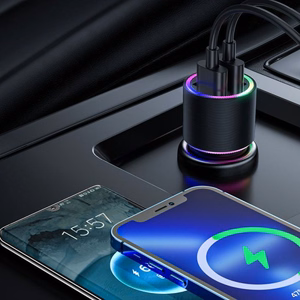 Automobilinis įkroviklis Joyroom JR-CL10, juodas, 2x USB, 24W