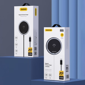 Dudao A12XS 15W MagSafe suderinamas Belaidis įkroviklis - juodas