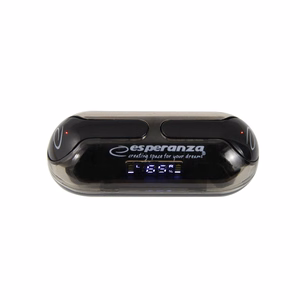 Esperanza EH239K – Bluetooth TWS į ausis įstatomos ausinės, juodos