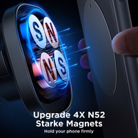 Joyroom JR-ZS400 magnetinis automobilinis telefono laikiklis prietaisų skydeliui - juodas