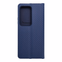 LUNA Book Carbon dėklas telefonui Xiaomi Redmi 15 4G / 5G (171.1) mėlynas