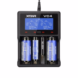 XTAR VC4 – USB akumuliatorių įkroviklis, 4 kanalai