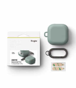 Ringke Onyx Magnetic dėklas skirtas Samsung Galaxy Buds 4 / 4 Pro žalias