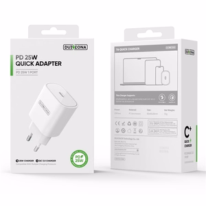 Įkroviklis DUZZONA T6 25W USB-C baltas