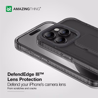 Amazing Thing Titan Pro laikiklio dėklas 10FT IP156.7PTHBK Iphone 15 Pro Max juoda su stovu