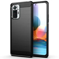 CARBON dėklas telefonui XIAOMI Redmi Note 10 / 10S juodas
