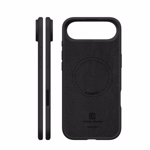 Crong Color Cover Magnetic MagSafe dėklas, skirtas iPhone Air, juodas