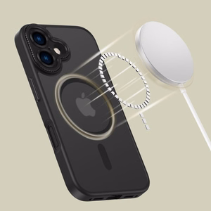 Tech-Protect MagCam Magnetinis iPhone 16 dėklas - pusiau permatomas