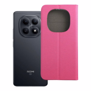 SENSITIVE knygutės dėklas XIAOMI Redmi Note 15 5G rožinis