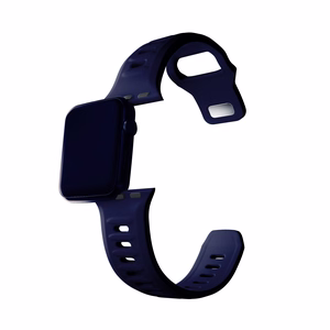 38/40/41/42 mm Ocean Blue (small) - 3mk Silicone Watch Strap for Apple
