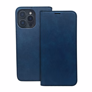 Smart Suede case for Xiaomi Redmi Note 15 Pro 5G (EU) tamsiai mėlynas mėlynas