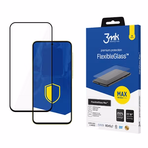 Apsauginis stiklas 3mk FlexibleGlass Max juodas Samsung Galaxy A35 5G