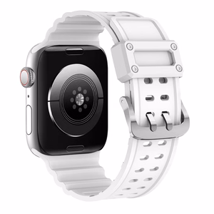 Dirželis Triple Protection Apple Watch 38 / 40 / 41 mm apyrankė – balta