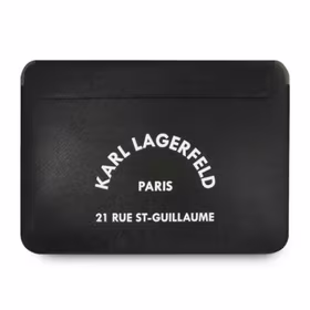 Karl Lagerfeld Sleeve KLCS133RSGSFBK 13" juodas/juodas Saffiano RSG dėklas