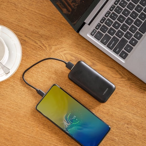 VEGER Išorinė baterija 10000 mAh PD QC3.0 3A 20W S10 (W1135) juoda