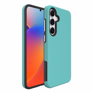 Dėklas Perfectionists Triangle Case Samsung S721 S24 FE žalias