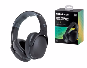 Skullcandy Crusher Evo ausinės laidinės ir belaidės ant galvos skambučiams/muzikai USB Type-C Bluetooth juodos
