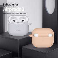 Tech-Protect silikoninis dėklas ausinėms Apple AirPods 3 - rožinis