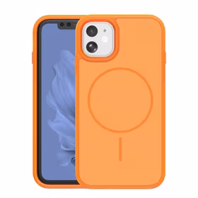 Frame Thin Mag dėklas for iPhone 11 oranžinis