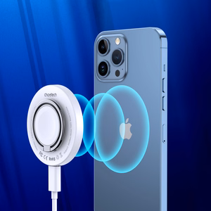 Индуктивное зарядное устройство MagSafe Choetech T603-F с держателем (белый)