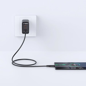 USB kabelis Acefast C3-04 USB-A to USB-C 1.2m juodas