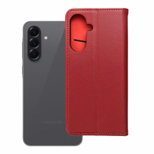 Dėklas telefonui SMART PRO Book odinis SAMSUNG A56 5G raudonas