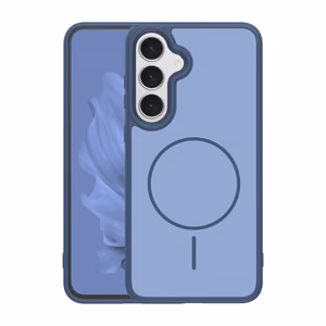 Frame Thin Mag dėklas for Samsung Galaxy S26 Plus tamsiai mėlynas