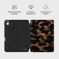 Tech-Protect Lamano case for iPad 10.9” 10 / 2022 / 11” 11 / 2025 - brown and black