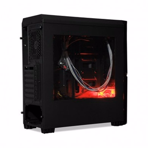 iBox ORCUS X14 Midi Tower juodas kompiuterio korpusas