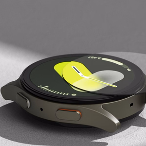 Ringke Slim ir grūdinto stiklo dėklas + stiklo rinkinys Samsung Galaxy Watch 7 44mm - juodas