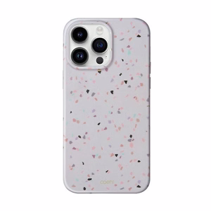Uniq Coehl Terrazzo dėklas telefonui iPhone 14 Pro - smėlio